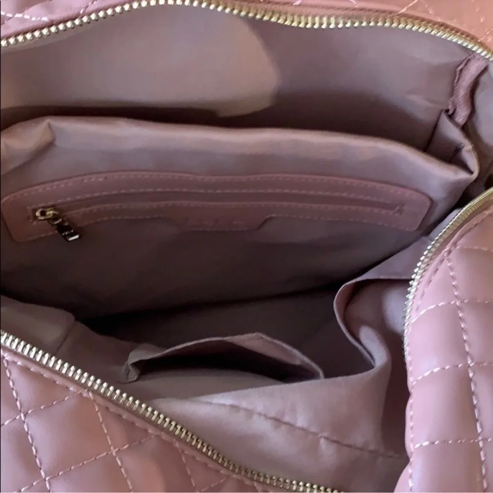Bebe Quilted Blush Backpack - Picture 5 of 5